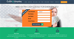 Desktop Screenshot of cashatpayday.com